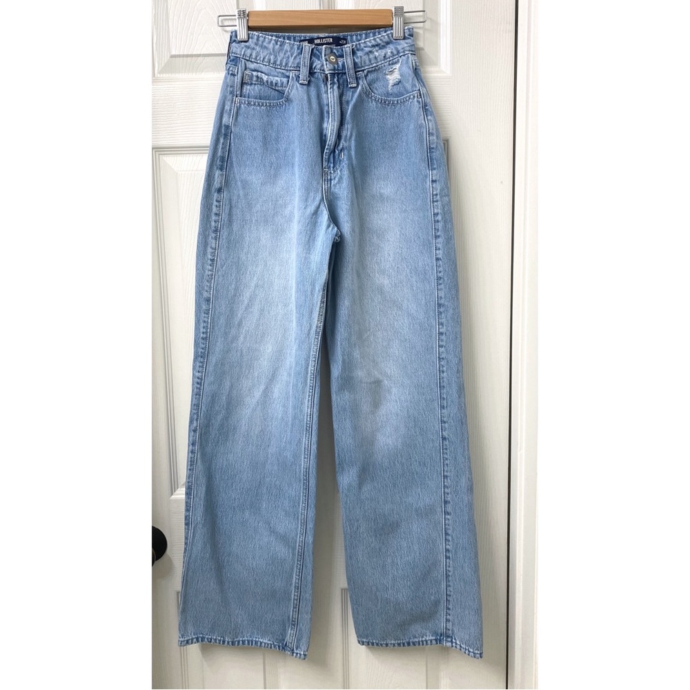 Hollister ultra high rise baggy jeans size 23R 000R
